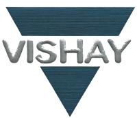 a logo similar to Vishay's