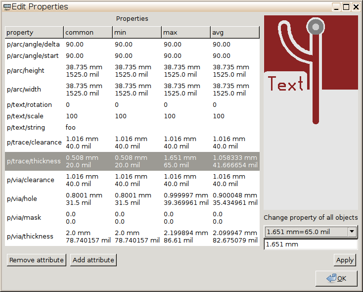 [screenshot of Edit Properties menu]